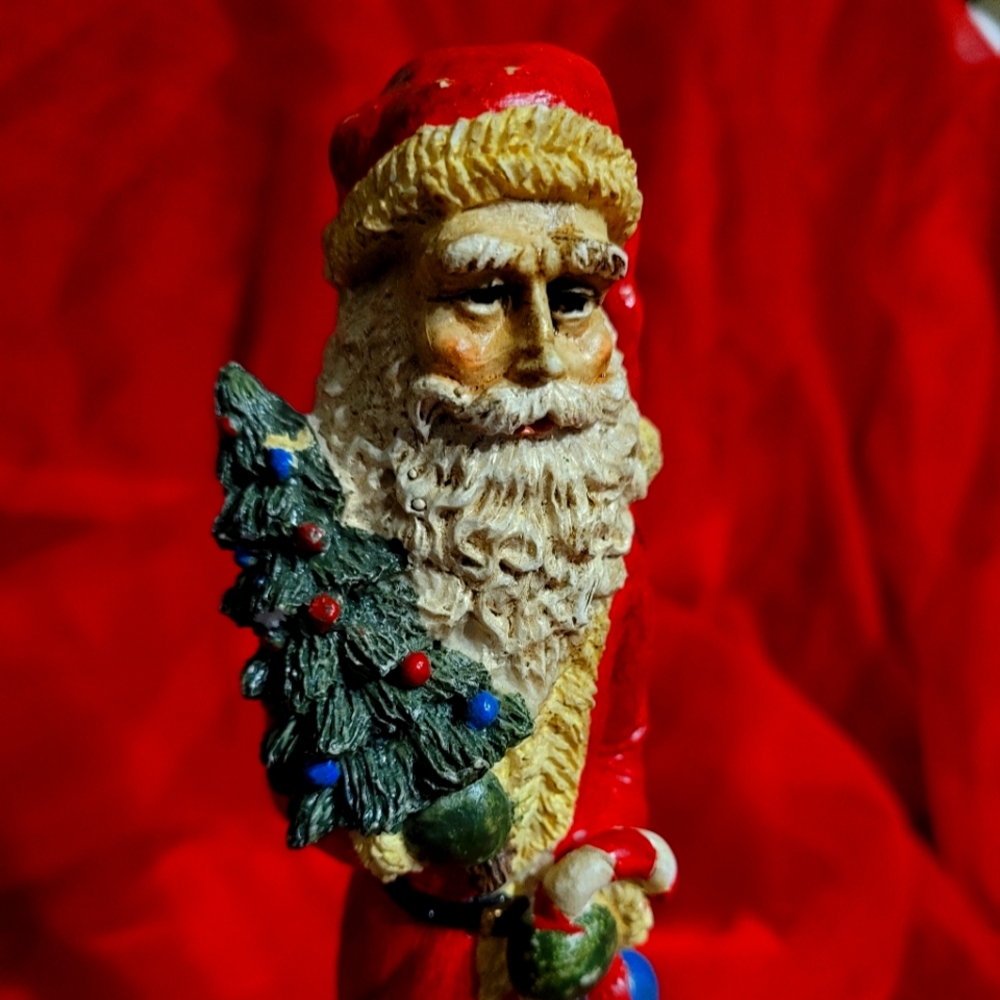 10" Thin Vintage Santa Claus